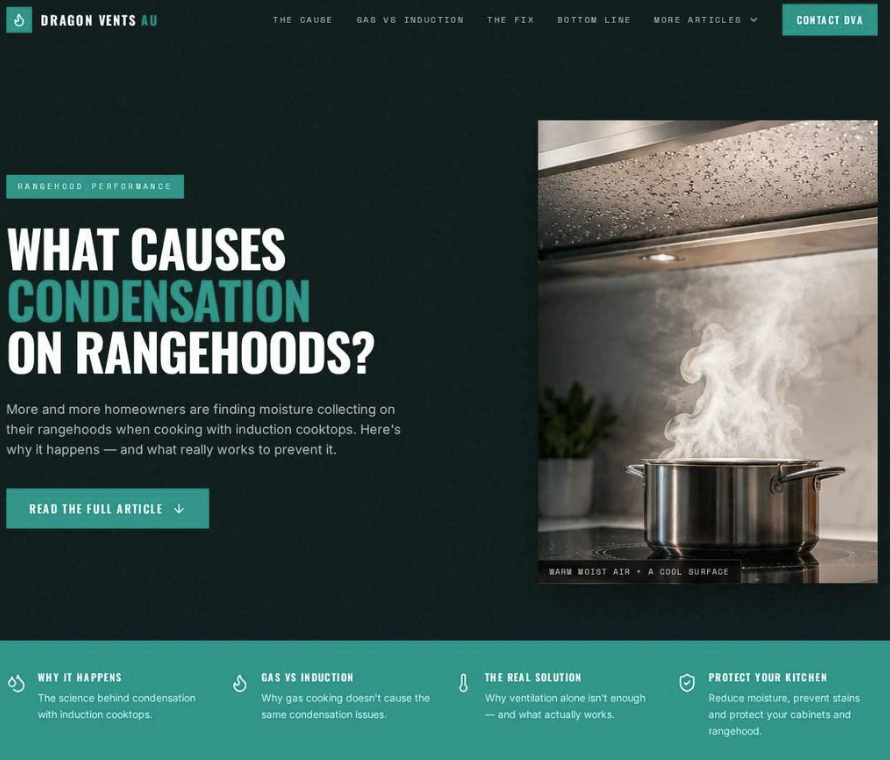What Causes Condensation on Rangehoods?