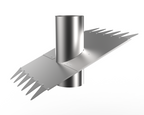 200mm Tin Roof Flume for all brands of 200mm External Rangehood Roof Motors
