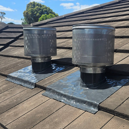 200mm Tiled roof flume External rangehood roof motors & Vents