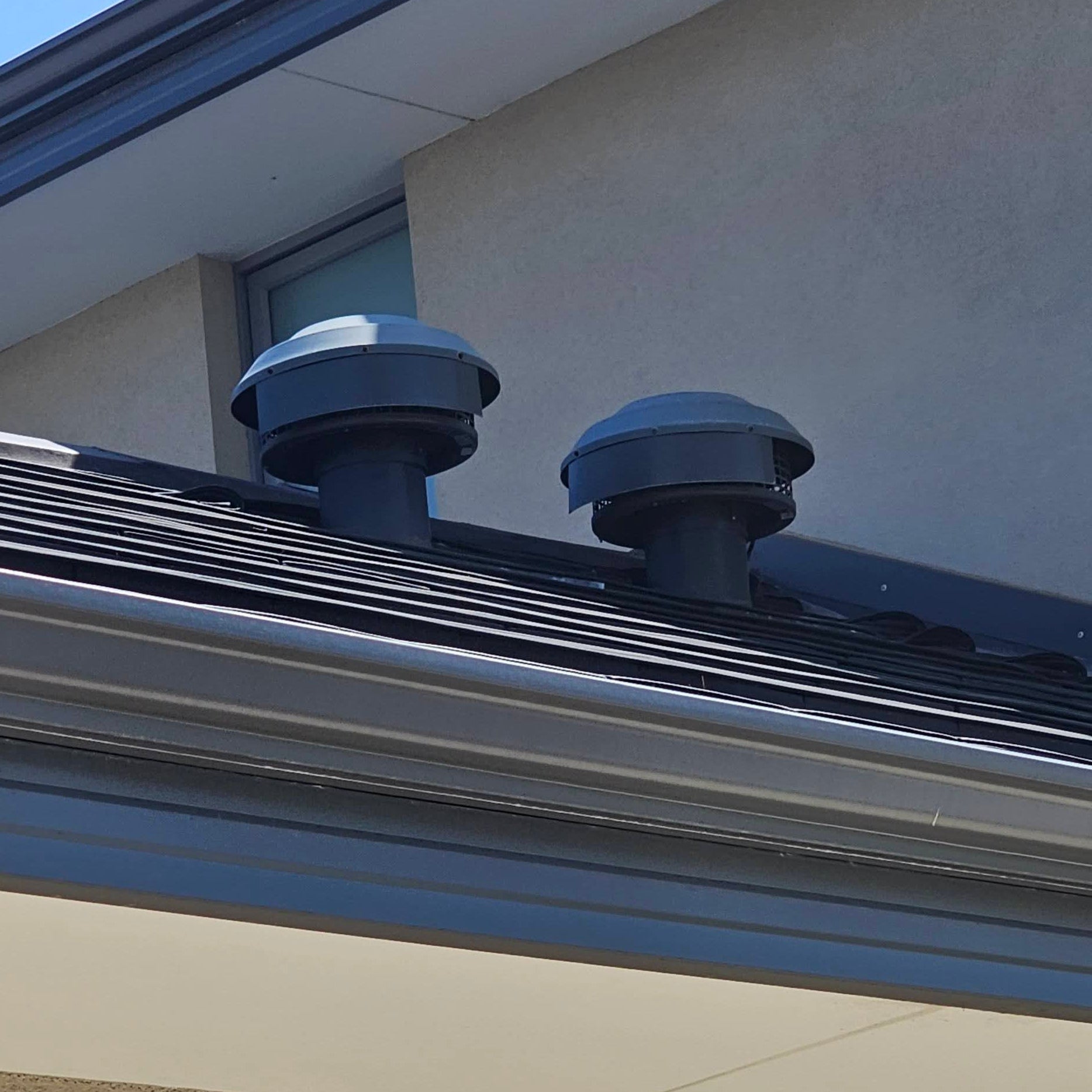 DV-TRK200 200mm Custom Lead Roof Flume | Tiled Roof Rangehood Flashing