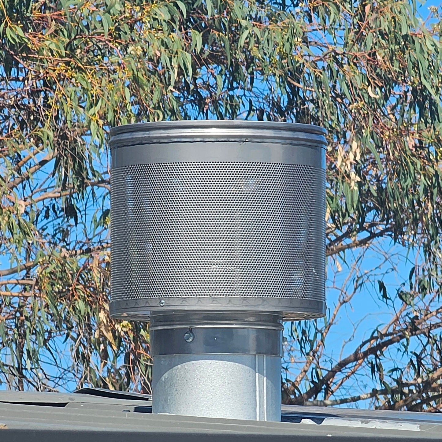 150mm Stainless Steel Rangehood roof vent.