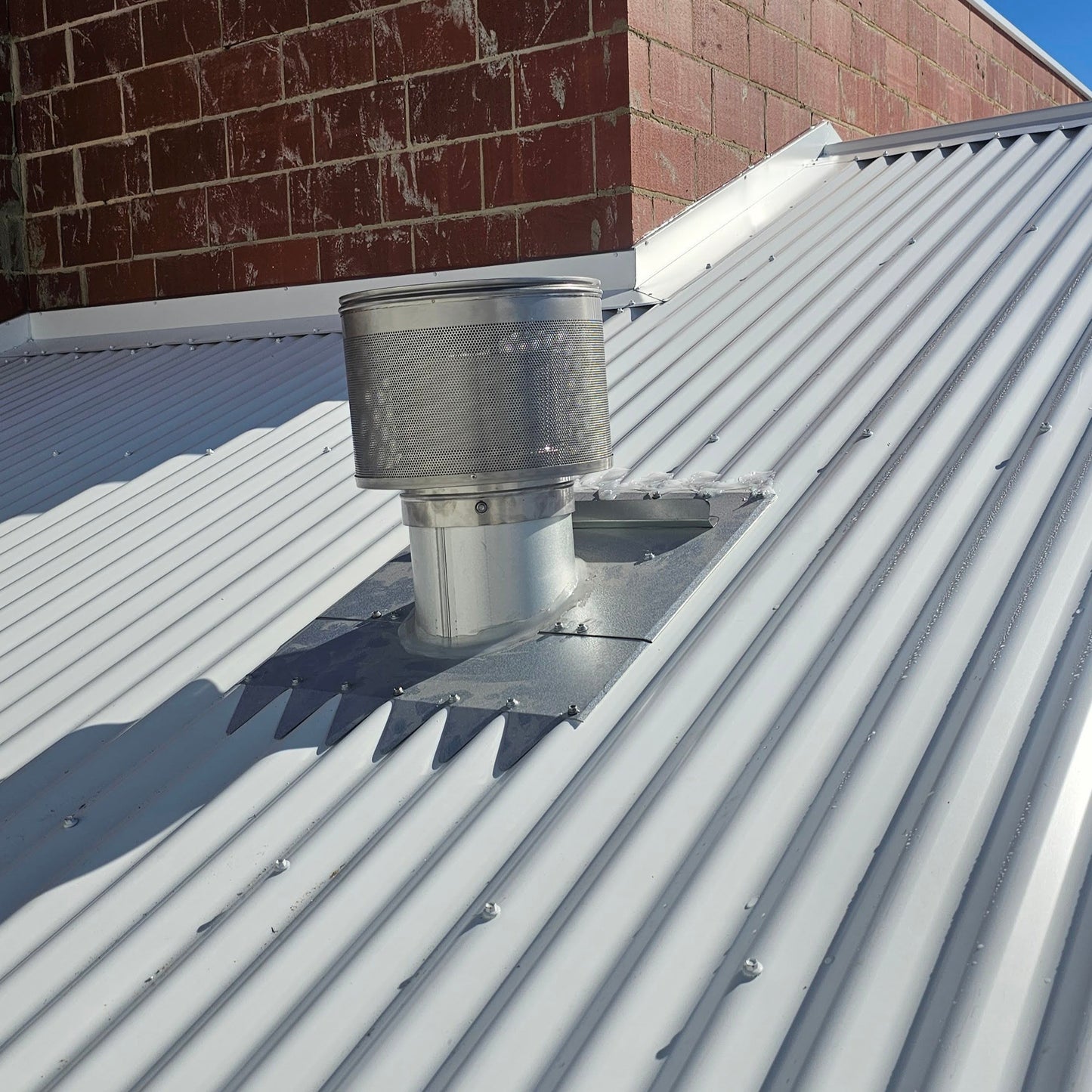 150mm Rangehood Tin Roof Flume Kit