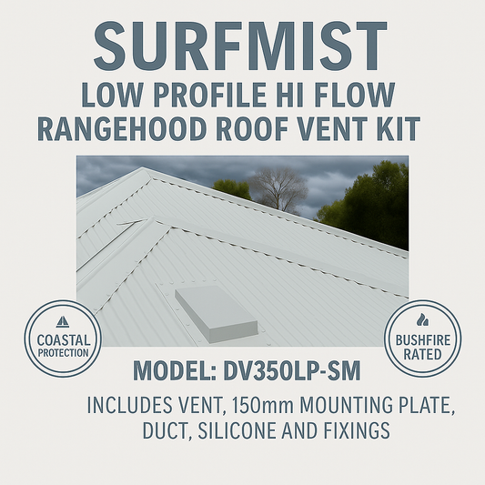 Surf mist Low profile roof vent Bushfire