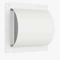 WV150CB：150mm Hi Flow Colour Bond Dover 白色抽油烟机壁式通风口。