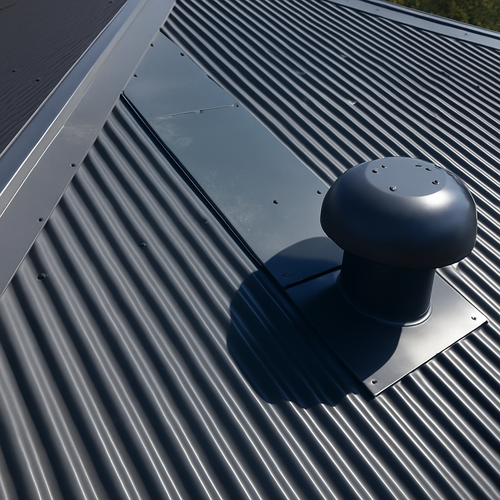 200mm Tin Roof Vent Dry Pan Flashing Kit.