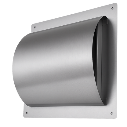 WV-150SS: 150mm Stainless Steel  Rangehood Wall Vent.