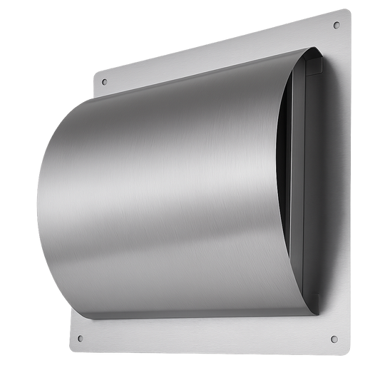 WV-150SS: 150mm Stainless Steel  Rangehood Wall Vent.