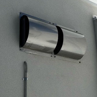 WV-150SS: 150mm Stainless Steel  Rangehood Wall Vent.
