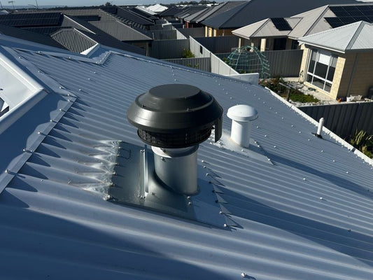 ARK-200: Tin Roof flume kit for all brands of 200mm external rangehood roof motors