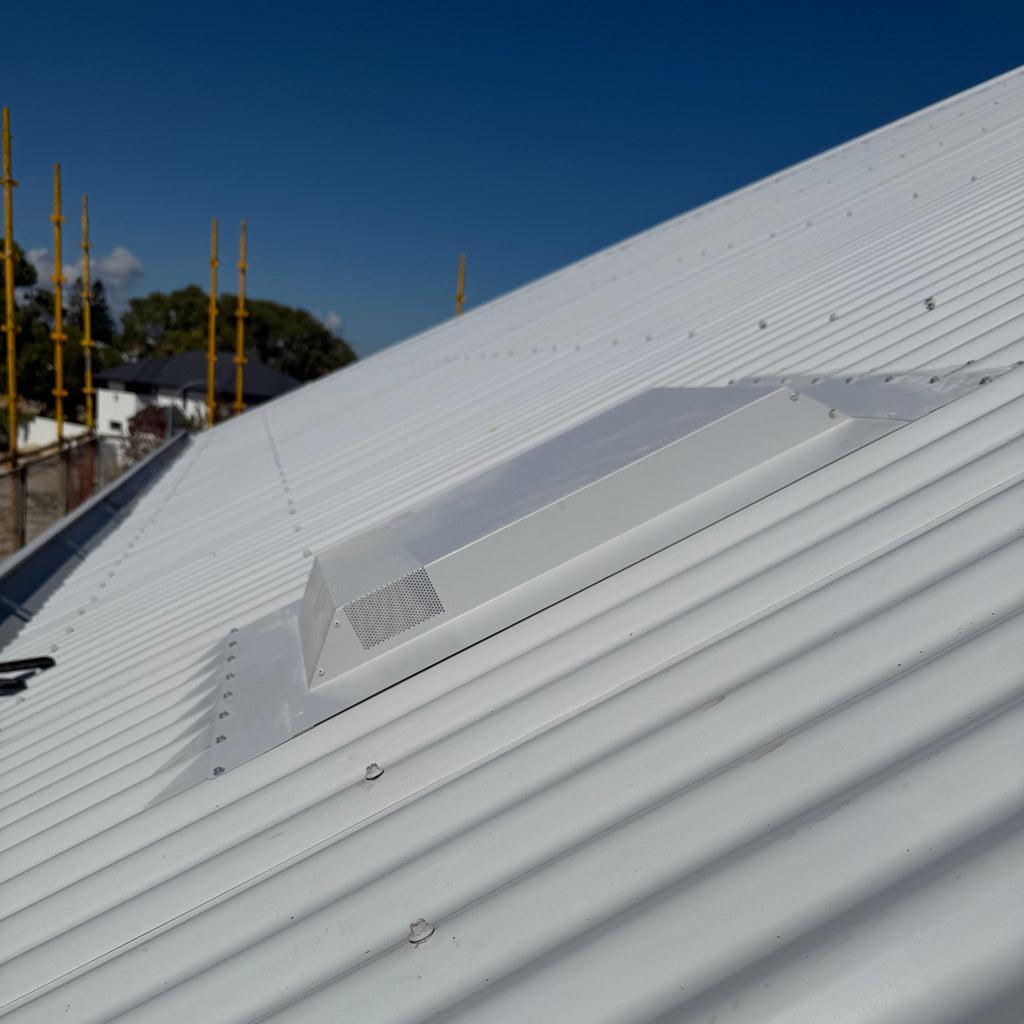 Rangehood roof vent kit: zincalume