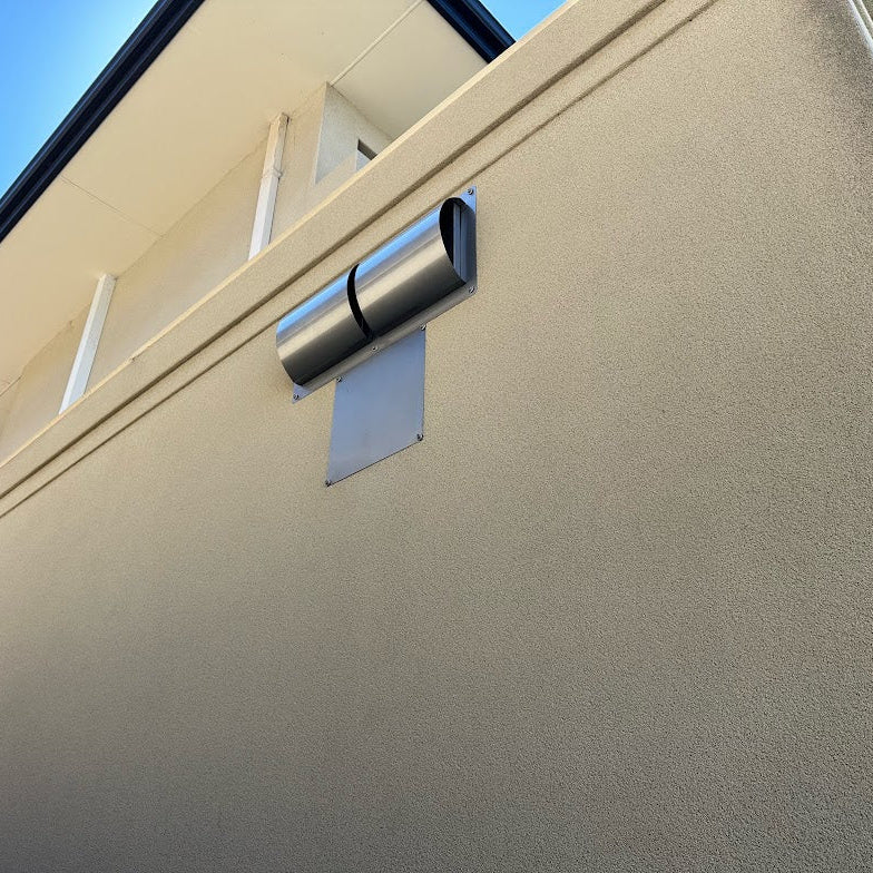 WV-150SS: 150mm Stainless Steel  Rangehood Wall Vent.