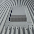 Rangehood roof vent kit: zincalume