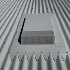 Rangehood roof vent kit: zincalume