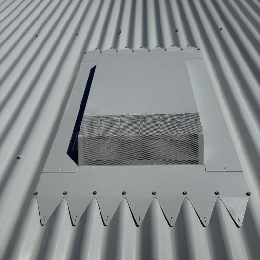 Rangehood roof vent kit: zincalume