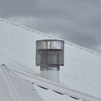 200mm Tin Roof Flume for all brands of 200mm External Rangehood Roof Motors