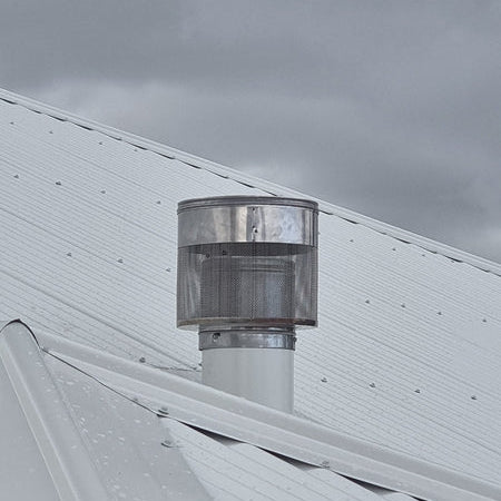 200mm Tin Roof Flume for all brands of 200mm External Rangehood Roof Motors