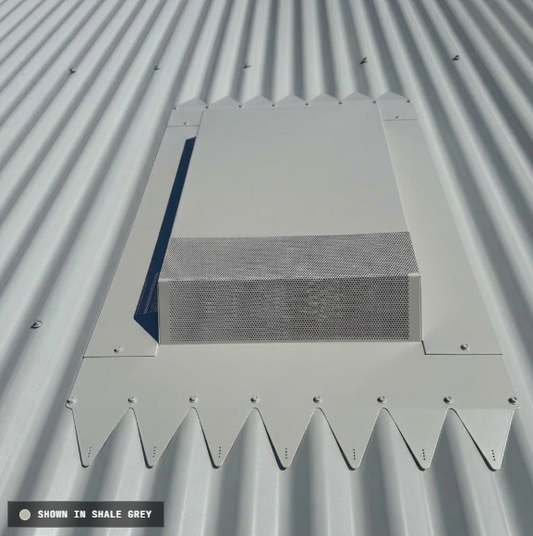 Rangehood roof venting Kit: Shale Grey