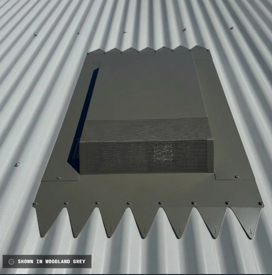 Rangehood roof venting Kit: Woodland Grey