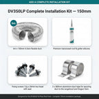 Rangehood roof venting Kit: Monument