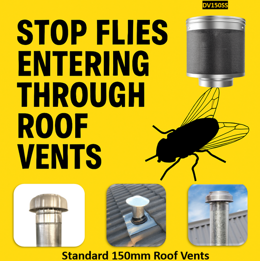 DV150SS Stainless Steel Hi-Flow Rangehood Flume Vents | Bushfire & Coastal Rated